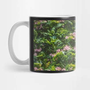 Seamless Jungle Plants Texture Patterns VIII Mug